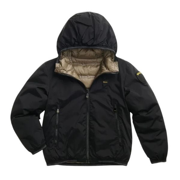 BLAUER Donald junior giubbino doubleface colore nero