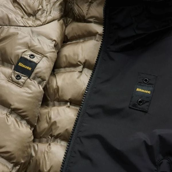 BLAUER Donald junior giubbino doubleface colore nero