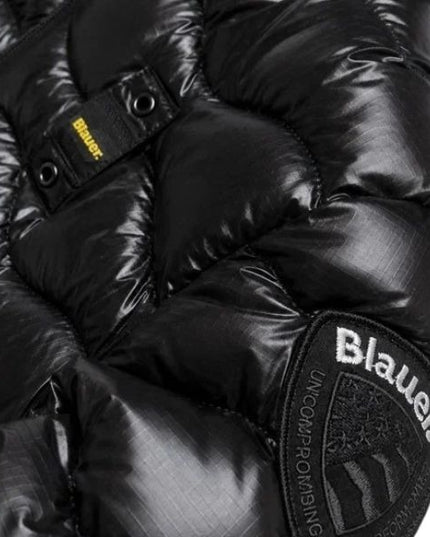 BLAUER Bryant junior giubbino cucitura a ondina maniche con elastico colore nero