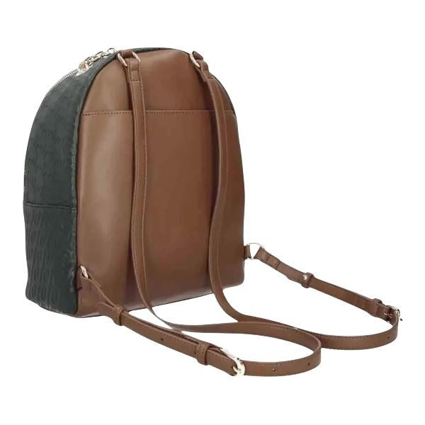 LIU JO Ematite zaino con logo monogramma manico a catena dorato colore Foresta