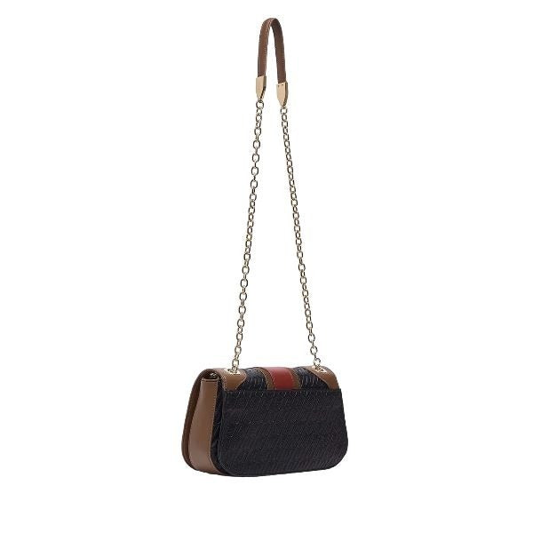 LIU JO Ematite borsa a spalla catena dorata colore nero
