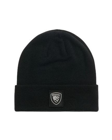BLAUER Drake junior cappello etichetta con scudo ricamato colore nero