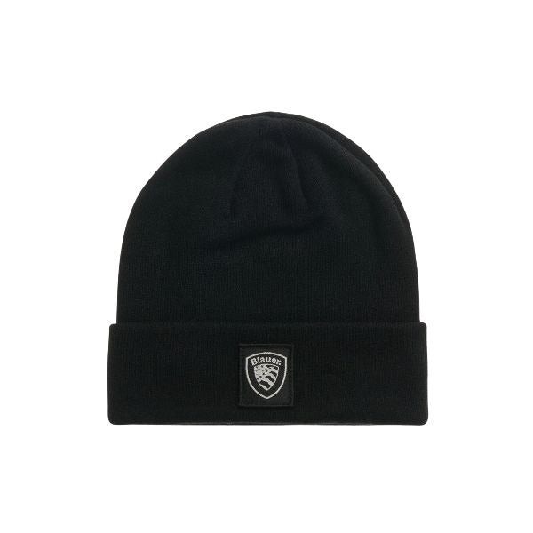 BLAUER Drake junior cappello etichetta con scudo ricamato colore nero