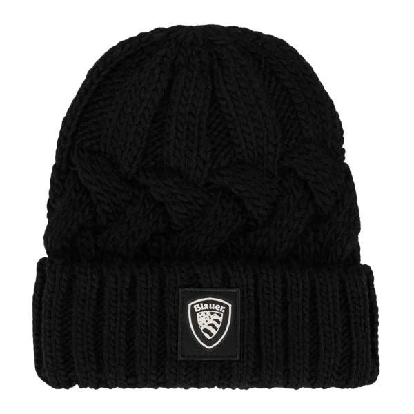 BLAUER Corwin cappello con logo sul davanti colore nero