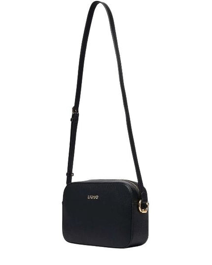 LIU JO Manhattan borsa a tracolla effetto bottalato colore nero