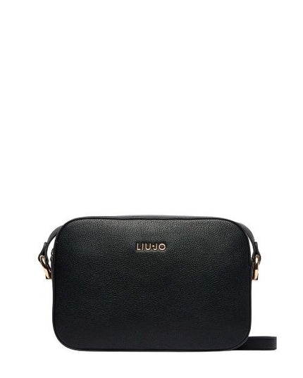 LIU JO Manhattan borsa a tracolla effetto bottalato colore nero