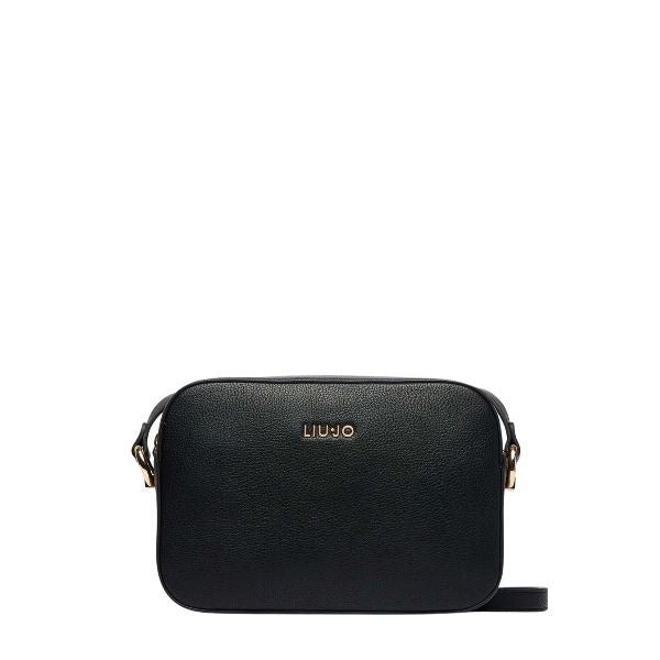 LIU JO Manhattan borsa a tracolla effetto bottalato colore nero