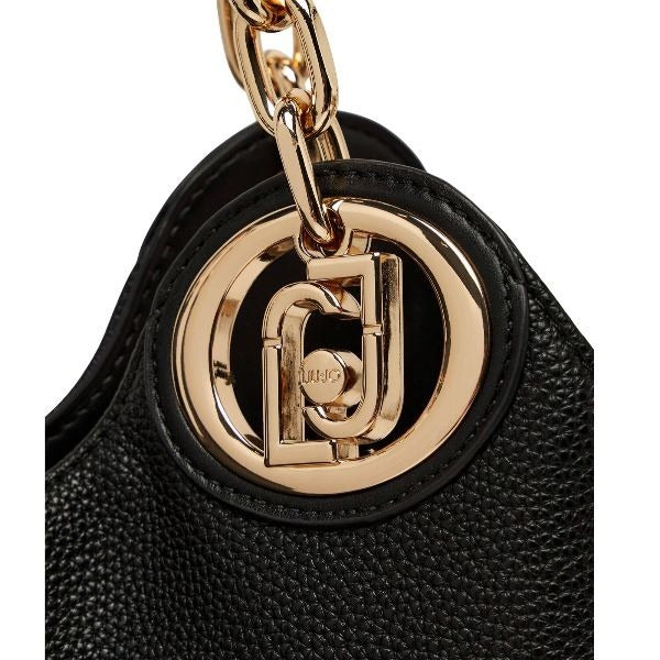 LIU JO Faiza borsa shopper effetto bottalato colore nero