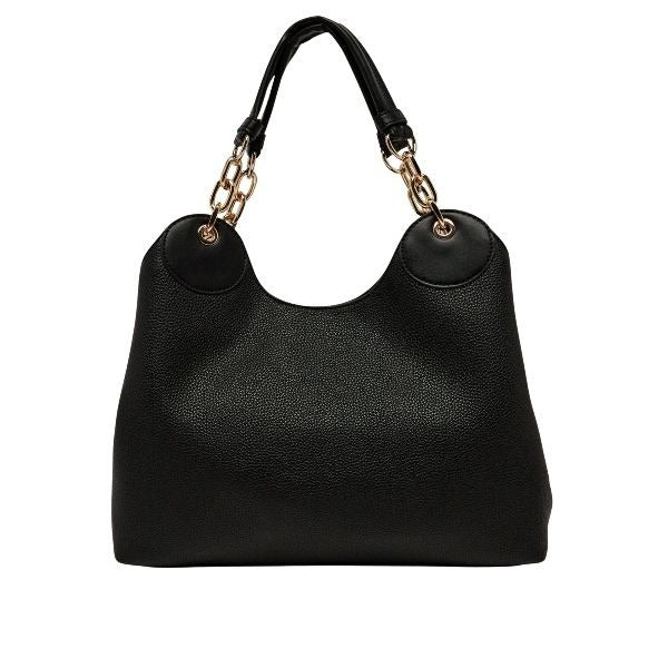 LIU JO Faiza borsa shopper effetto bottalato colore nero