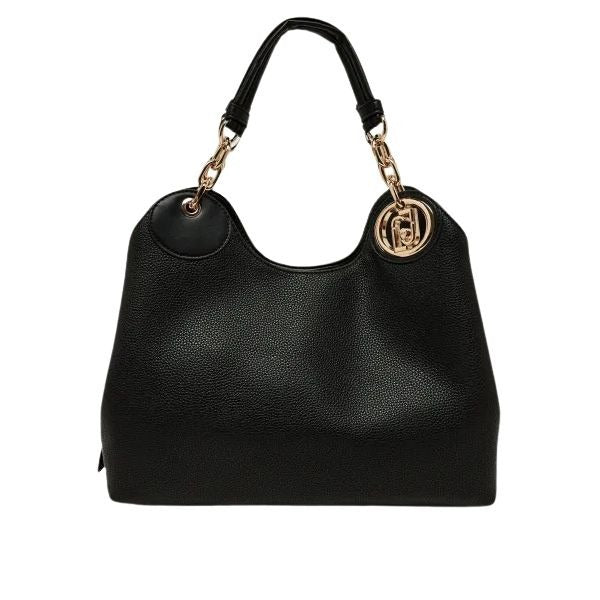 LIU JO Faiza borsa shopper effetto bottalato colore nero