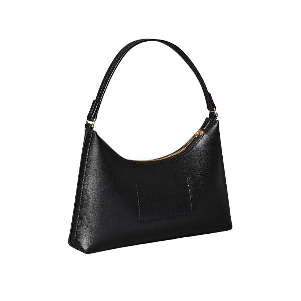 Calvin Klein borsa a spalla piccola nera con dettagli oro