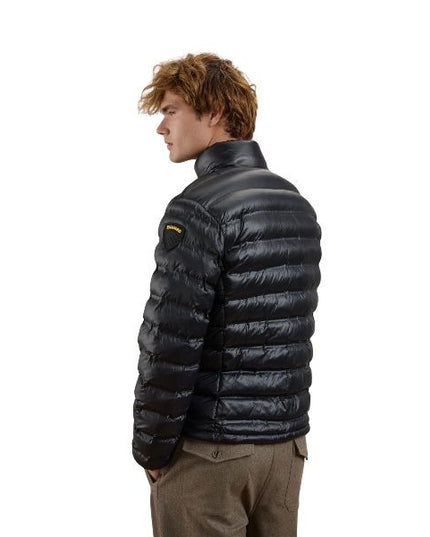 BLAUER Sewall giubbino uomo con cuciture termosaldate a righe orizzontali colletto alla coreana elastico sul polsino e patch e passante con logo