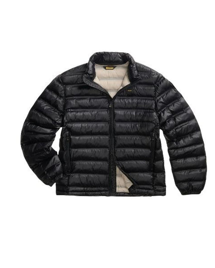 BLAUER Sewall giubbino uomo con cuciture termosaldate a righe orizzontali colletto alla coreana elastico sul polsino e patch e passante con logo