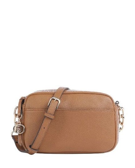 LIU JO Faiza borsa a tracolla effetto martellato colore suede marrone