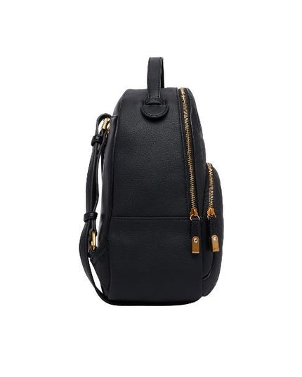 LIU JO Manhattan zaino monogramma LJ in rilievo nero