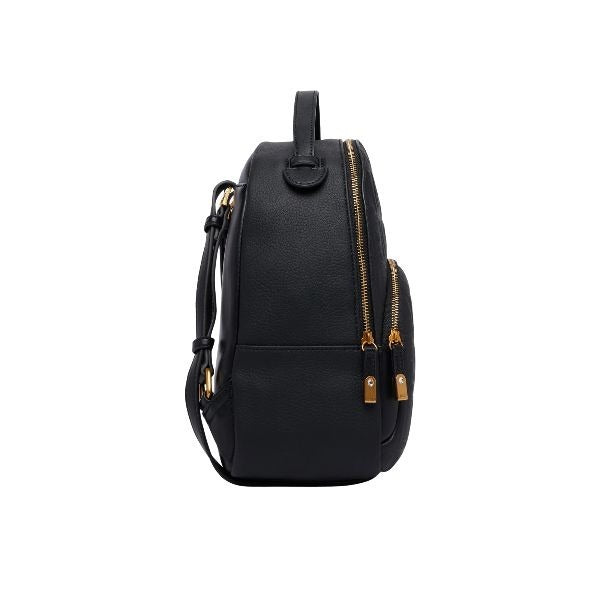 LIU JO Manhattan zaino monogramma LJ in rilievo nero