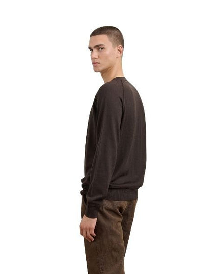 BLAUER Court maglia uomo maniche raglan con cuciture al contrario sul giro manica con etichetta logata sul fianco