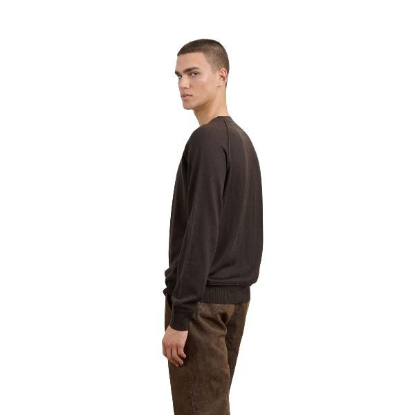 BLAUER Court maglia uomo maniche raglan con cuciture al contrario sul giro manica con etichetta logata sul fianco