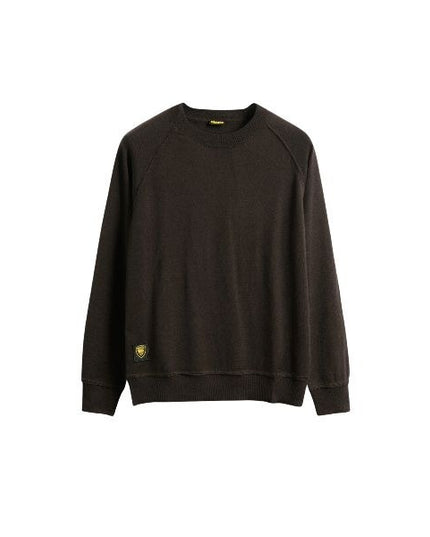 BLAUER Court maglia uomo maniche raglan con cuciture al contrario sul giro manica con etichetta logata sul fianco