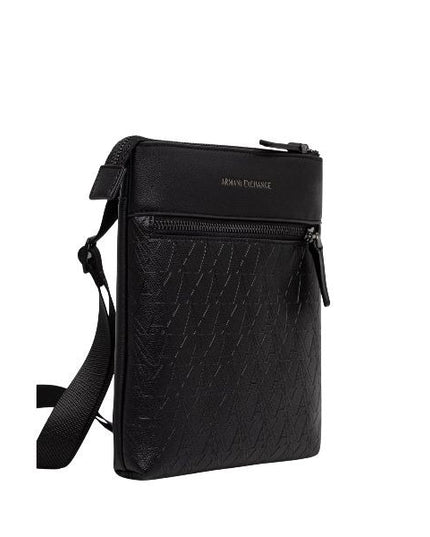 ARMANI EXCHANGE tracolla bustina motivo all over black