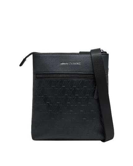 ARMANI EXCHANGE tracolla bustina motivo all over black
