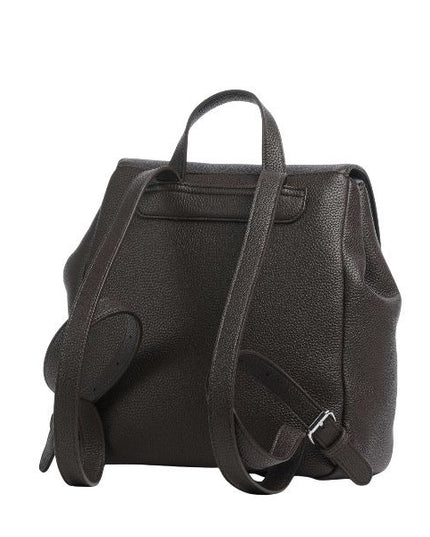 ARMANI EXCHANGE zaino tasca a patta frontale marrone