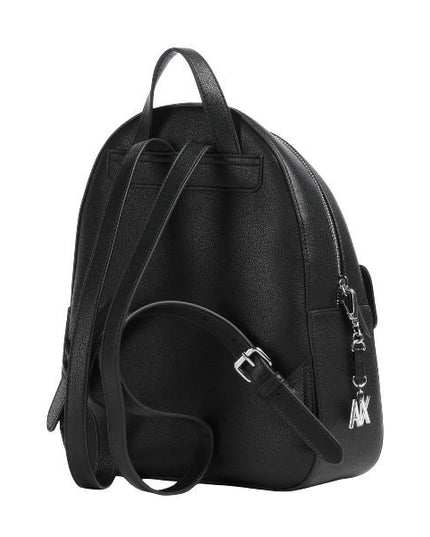 ARMANI EXCHANGE zaino grande tasca frontale con patta nero