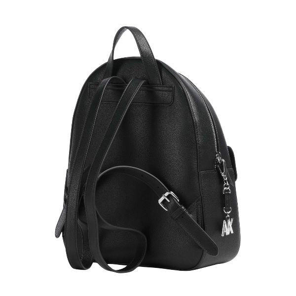 ARMANI EXCHANGE zaino grande tasca frontale con patta nero
