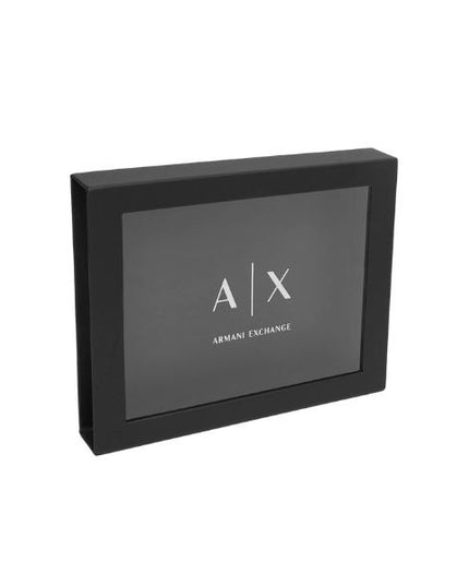 ARMANI EXCHANGE set portacarte portachiavi black