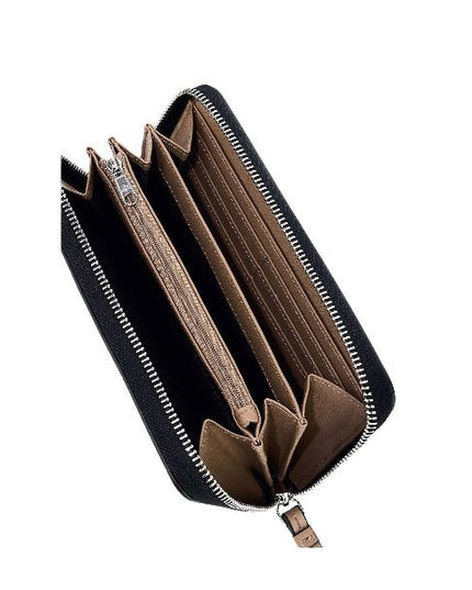 ARMANI EXCHANGE portafoglio con logo smaltato tono su tono marionette