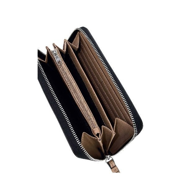 ARMANI EXCHANGE portafoglio con logo smaltato tono su tono marionette