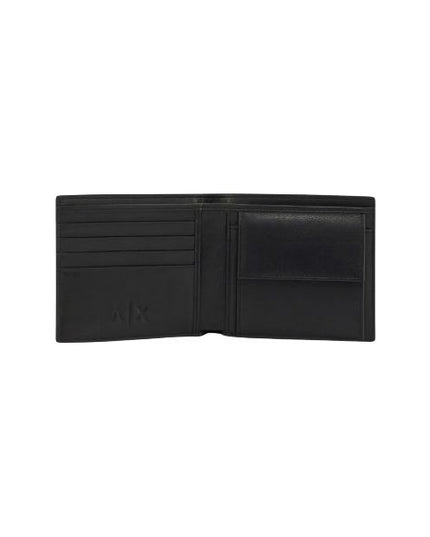 ARMANI EXCHANGE portafoglio classico liscio black