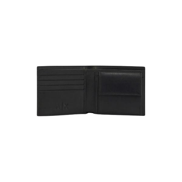 ARMANI EXCHANGE portafoglio classico liscio black