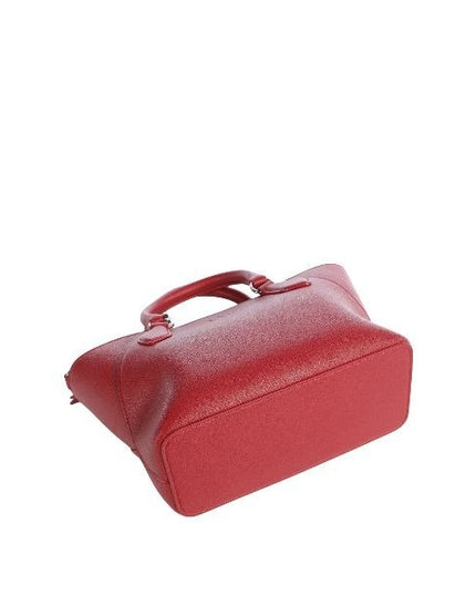 ARMANI EXCHANGE Borsa a mano rossa con tracolla removibile e dettagli e logo in metallo