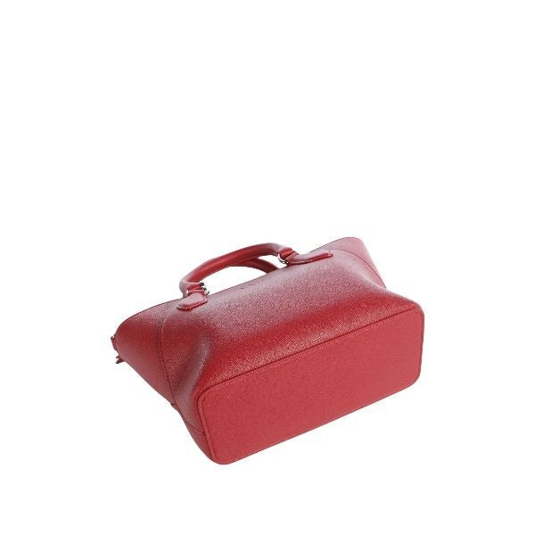 ARMANI EXCHANGE Borsa a mano rossa con tracolla removibile e dettagli e logo in metallo