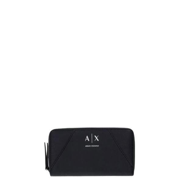 ARMANI EXCHANGE portafoglio effetto martellato black