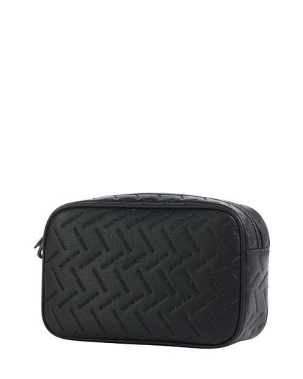 Armani Exchange pochette da polso effetto embossed black