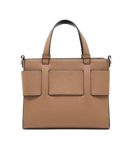Armani Exchange Borsa Tote piccola con logo smaltato doppio manico e tracolla Marionette