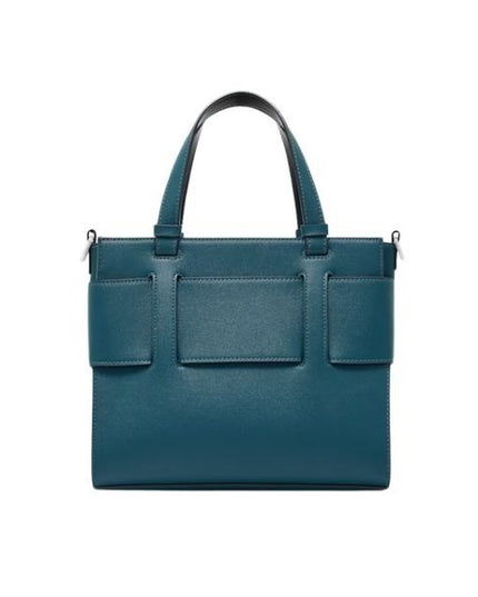 Armani Exchange Borsa Tote piccola con logo smaltato doppio manico e tracolla Mistery
