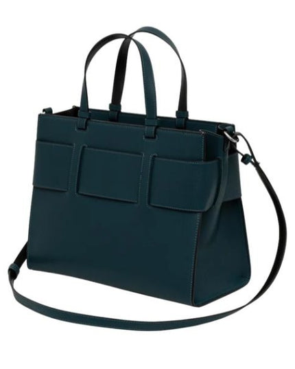 Armani Exchange Borsa Tote grande con logo smaltato doppio manico e tracolla Mistery