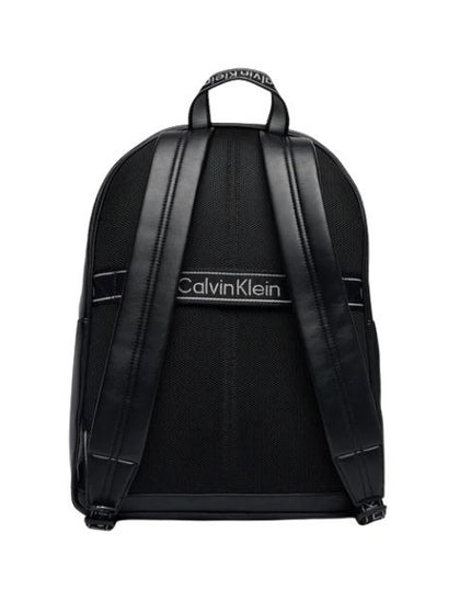 Calvin Klein Zaino da uomo in pelle con logo stampato