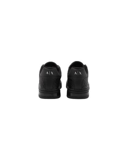 Armani Exchange scarpe logo Ax laterale in rilievo black