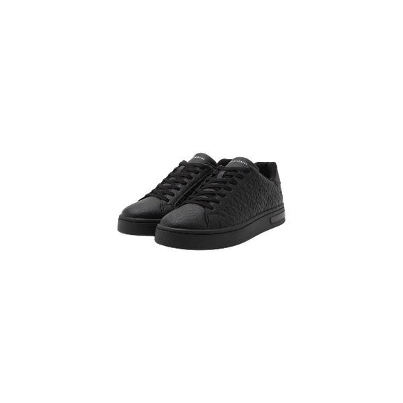 Armani Exchange scarpe logo Ax laterale in rilievo black