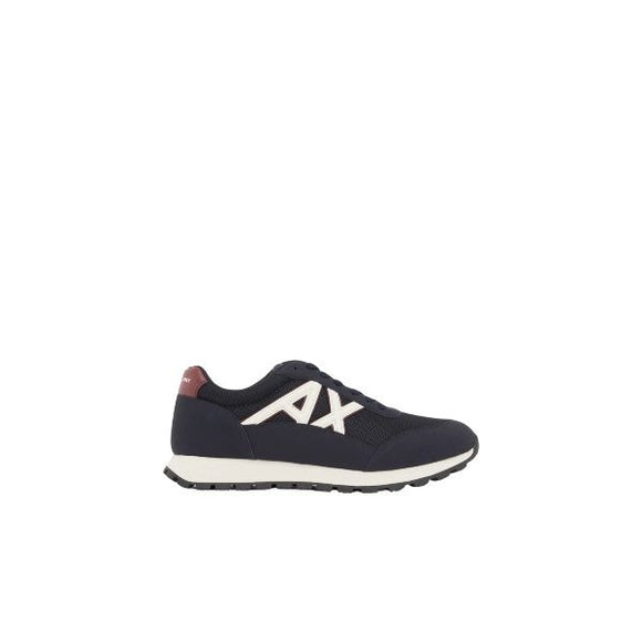 Armani Exchange scarpe con dettagli bordeax colore deep navy andorra of