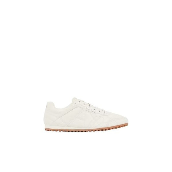 Armani Exchange scarpe trapuntate fondo mielato colore off white