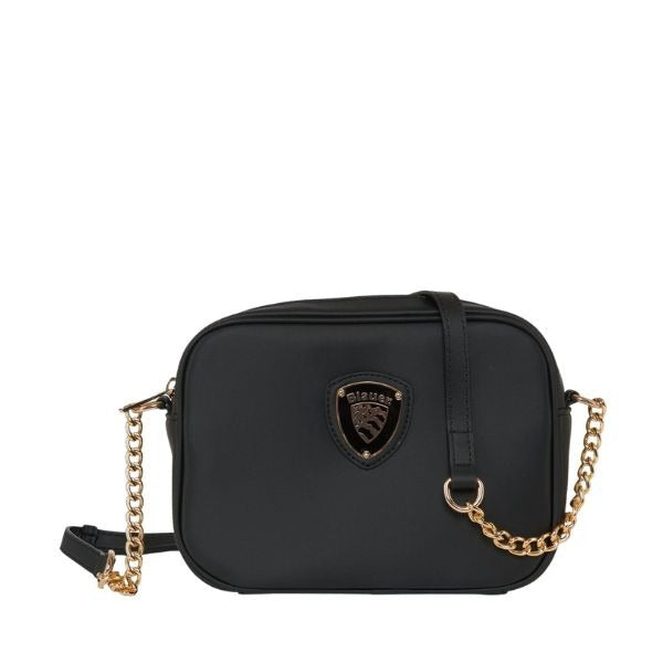 Blauer borsa hips a tracolla con dettagli dorati