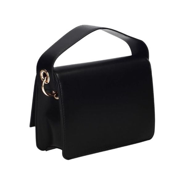 Blauer mignon borsa a mano con catenella dorata removibile black