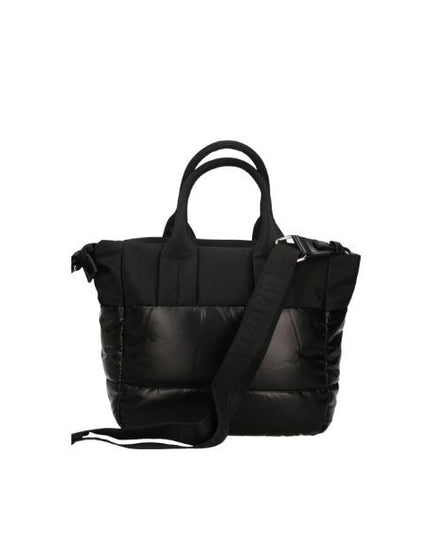 Blauer quartxs borsa a mano con tracolla removibile effetto trapuntato black