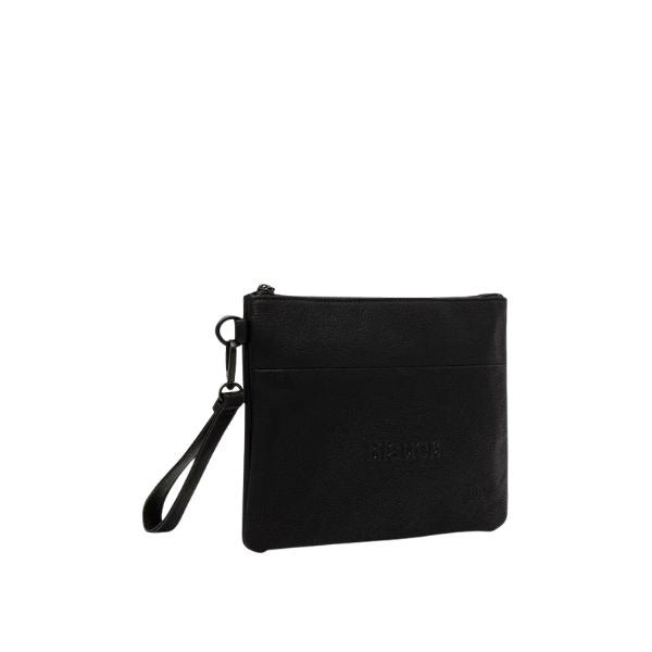 Blauer Bus pochette con laccetto da polso rimuovibile logo tono su tono black