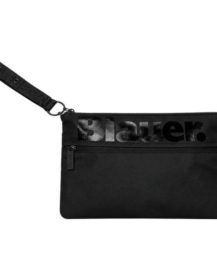 Blauer Coney pochette tasca frontale logo Blauer a contrasto black